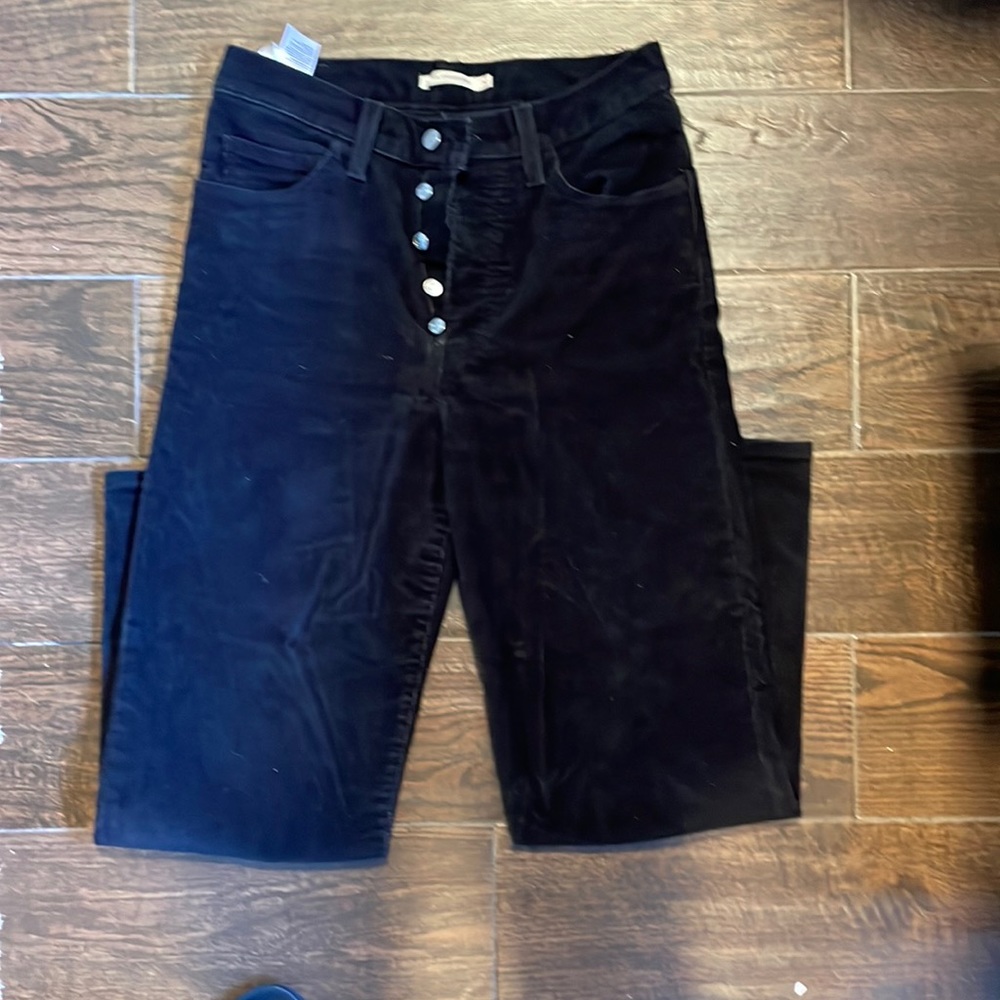 Levi’s Ribcage ankle Black Cord